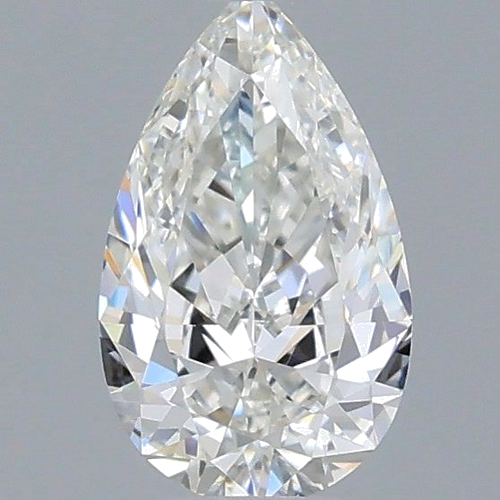 0.33 carat H-VVS1 Natūralus Pear Deimantas (1)