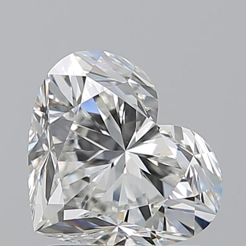 1.5 carat H-VVS2 Natūralus Heart Deimantas (1)