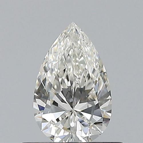 0.5 carat I-VS2 Natūralus Pear Deimantas (1)