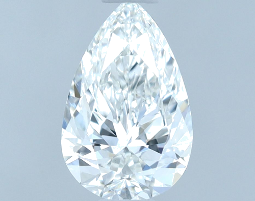 0.51 carat F-VS2 Natūralus Pear Deimantas (1)