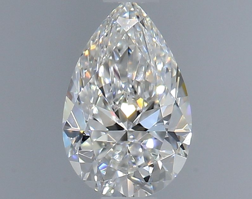 0.4 carat E-VS1 Natūralus Pear Deimantas (1)