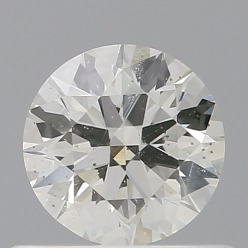 0.5 carat J-SI2 Excellent cut Natūralus Round Deimantas (1)