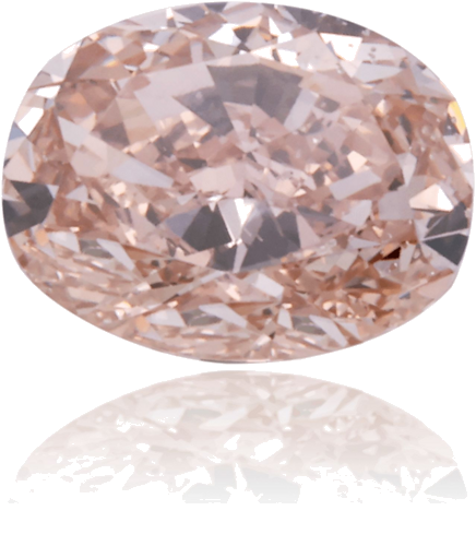 0.69 carat Fancy Pink-SI2 Natūralus Oval Deimantas (1)