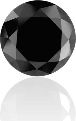 8.35 carat Fancy Black-VVS2 Excellent cut Natūralus Round Deimantas (1)