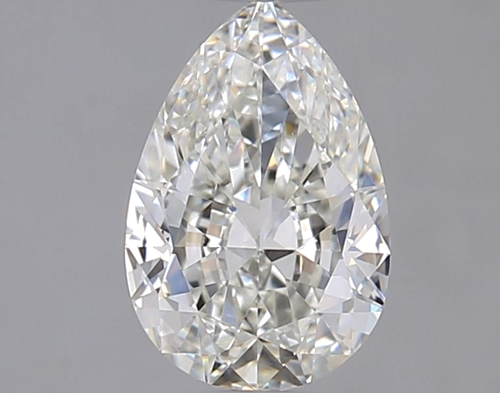 0.7 carat I-VVS2 Natūralus Pear Deimantas (1)