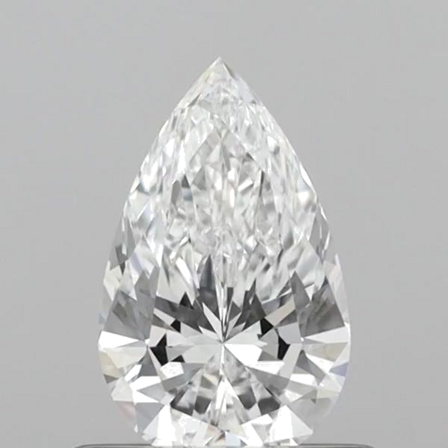 0.5 carat E-VVS2 Natūralus Pear Deimantas (1)