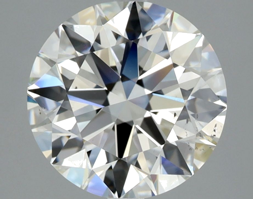3.06 carat H-SI1 Excellent cut Natūralus Round Deimantas (1)