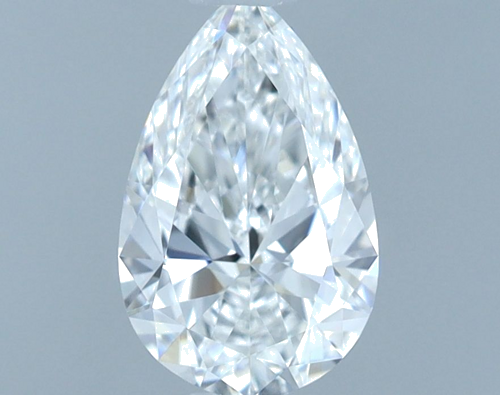 0.5 carat E-VVS2 Natūralus Pear Deimantas (1)