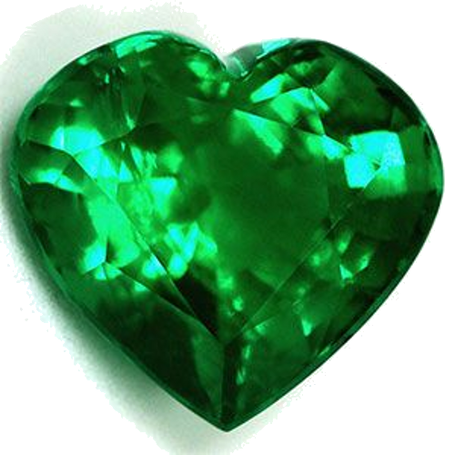 1.74 carat GREEN Heart Smaragdas (1)
