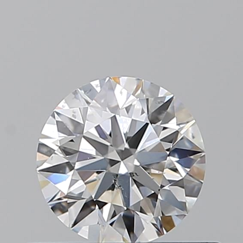 0.5 carat F-SI2 Excellent cut Natūralus Round Deimantas (1)