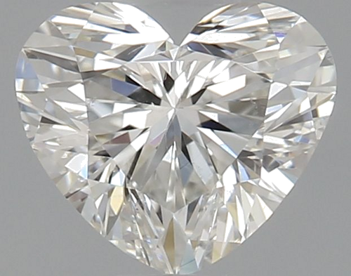 0.52 carat H-SI1 Natūralus Heart Deimantas (1)