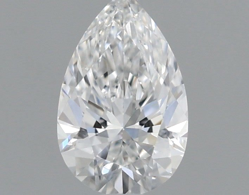 0.32 carat E-VVS1 Natūralus Pear Deimantas (1)