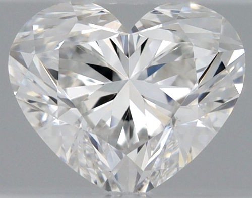 0.39 carat E-VVS1 Natūralus Heart Deimantas (1)