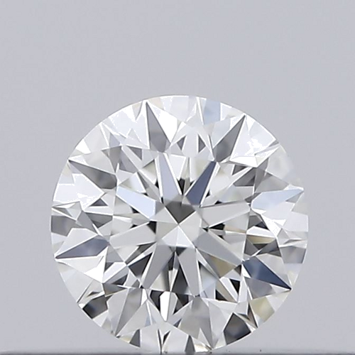 0.2 carat F-IF Excellent cut Natūralus Round Deimantas (1)