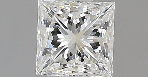 0.6 carat H-VVS1 Natūralus Princess Deimantas (1)