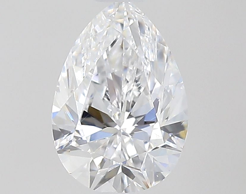 0.5 carat D-VS1 Natūralus Pear Deimantas (1)