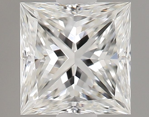 0.5 carat G-VVS2 Natūralus Princess Deimantas (1)