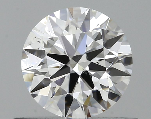 0.51 carat E-SI1 Excellent cut Natūralus Round Deimantas (1)