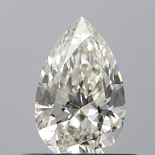 0.52 carat K-VVS2 Natūralus Pear Deimantas (1)