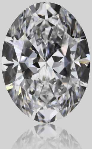 0.7 carat D-VVS2 Natūralus Oval Deimantas (1)