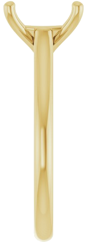 Sužadėtuvių Žiedas „Accented“ 10k yellow gold Oval 11mm x 9mm (4)