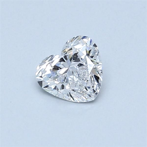 0.4 carat D-VVS2 Natūralus Heart Deimantas (1)