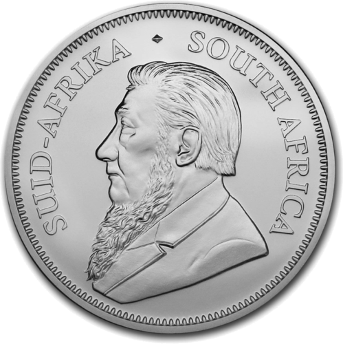1 oz Крюгерранд Южная Африка серебряная монета (разные годы выпуска) (2)
