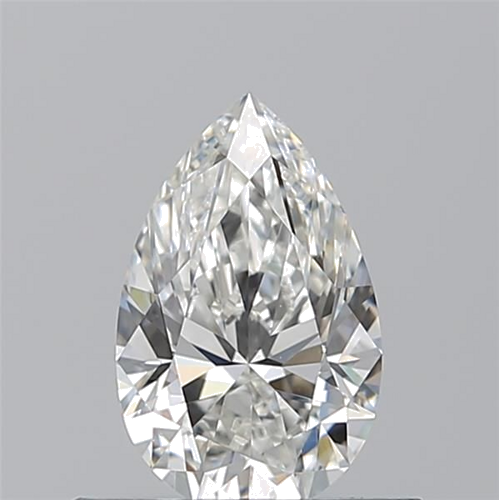 0.57 carat H-VS1 Natūralus Pear Deimantas (1)
