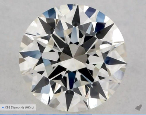 0.3 carat J-VVS2 Excellent cut Natūralus Round Deimantas (1)