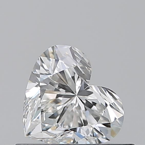 0.5 carat G-VVS2 Natūralus Heart Deimantas (1)