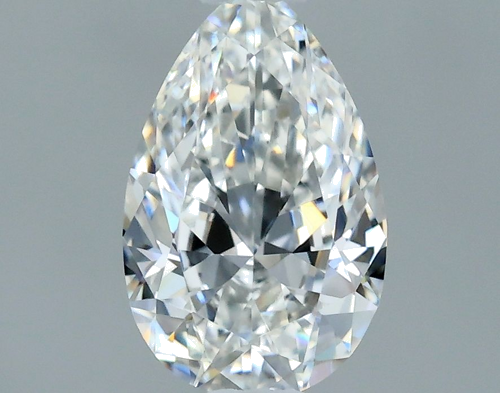 0.4 carat F-VVS2 Natūralus Pear Deimantas (1)