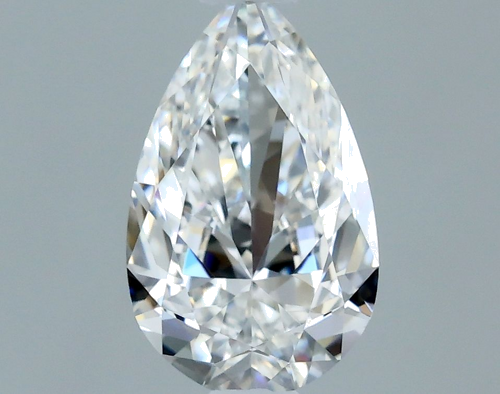 0.5 carat E-VVS1 Natūralus Pear Deimantas (1)