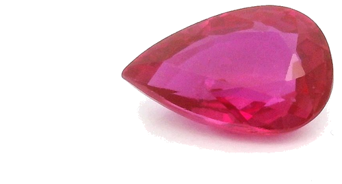 0.54 carat RED Pear Rubinas (1)
