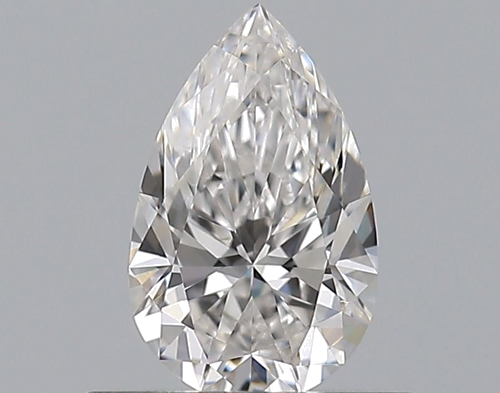 0.5 carat E-VS1 Natūralus Pear Deimantas (1)