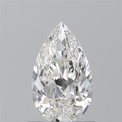 0.9 carat H-VS2 Natūralus Pear Deimantas (1)