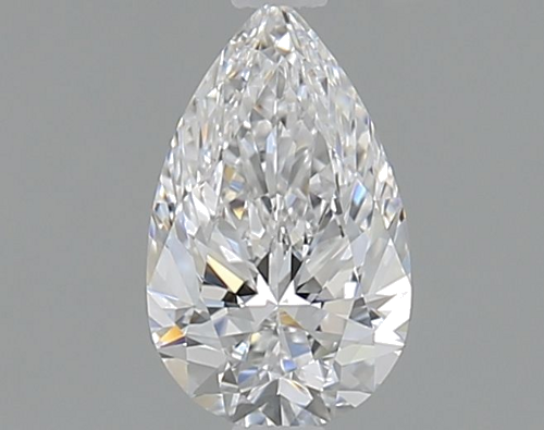 0.6 carat D-VS1 Natūralus Pear Deimantas (1)