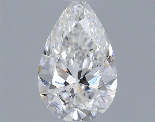 0.52 carat E-SI2 Natūralus Pear Deimantas (1)