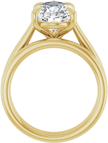 Sužadėtuvių Žiedas „Claw-Pong“ 14k yellow gold Pear 14mm x 9mm (7)