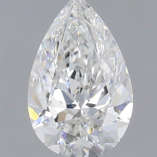 0.56 carat F-VS2 Natūralus Pear Deimantas (1)