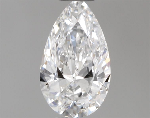 0.3 carat D-VS1 Natūralus Pear Deimantas (1)