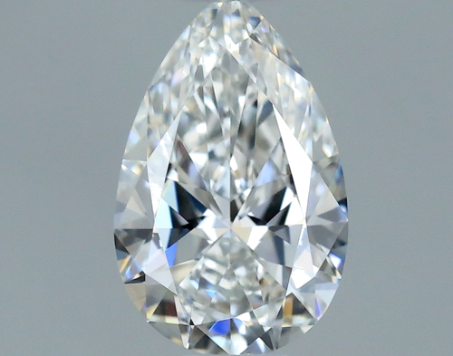 0.33 carat F-VVS1 Natūralus Pear Deimantas (1)