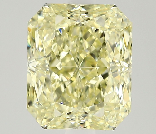 2.01 carat Fancy Light Yellow-VS1 Natūralus Radiant Deimantas (1)