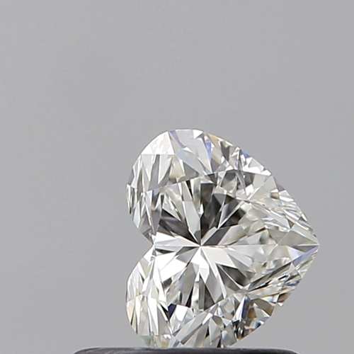 0.51 carat H-VVS2 Natūralus Heart Deimantas (1)