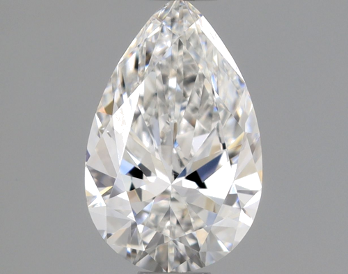 0.5 carat E-VS2 Natūralus Pear Deimantas (1)
