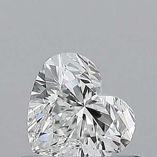 0.51 carat E-VVS1 Natūralus Heart Deimantas (1)