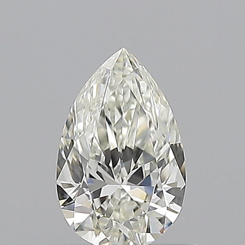 0.55 carat J-VVS2 Natūralus Pear Deimantas (1)