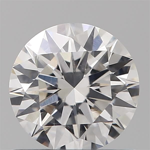 0.65 carat F-SI1 Excellent cut Natūralus Round Deimantas (1)