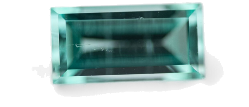 0.54 carat GREEN Baguette Smaragdas (1)