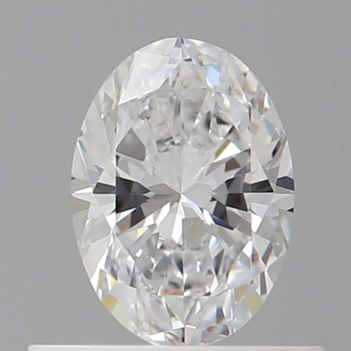 0.52 carat D-VVS2 Natūralus Oval Deimantas (1)