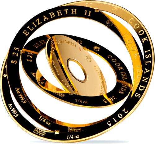 1 oz Armiliar 2015 Kuka salas zelta monēta Valcambi (2)